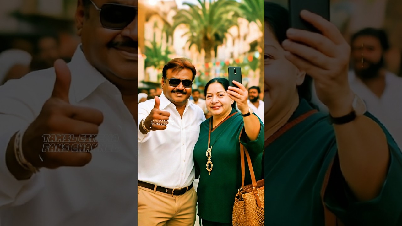 Jayalalitha Vijayakanth | New Look Ai Video | 