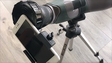 OldGuyDIY $35 Gosky Universal Smart Phone Spotting Scope Digiscope Adapter Review With Vortex Razor