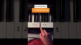 Amazing Grace 🌹 #piano #pianotutorial #tutorial