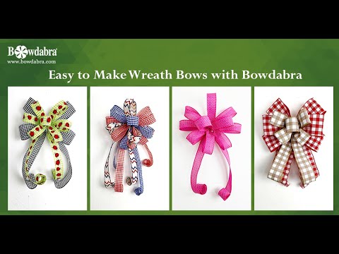 Nick's Easy to Make Wreath Bows with Bowdabra 