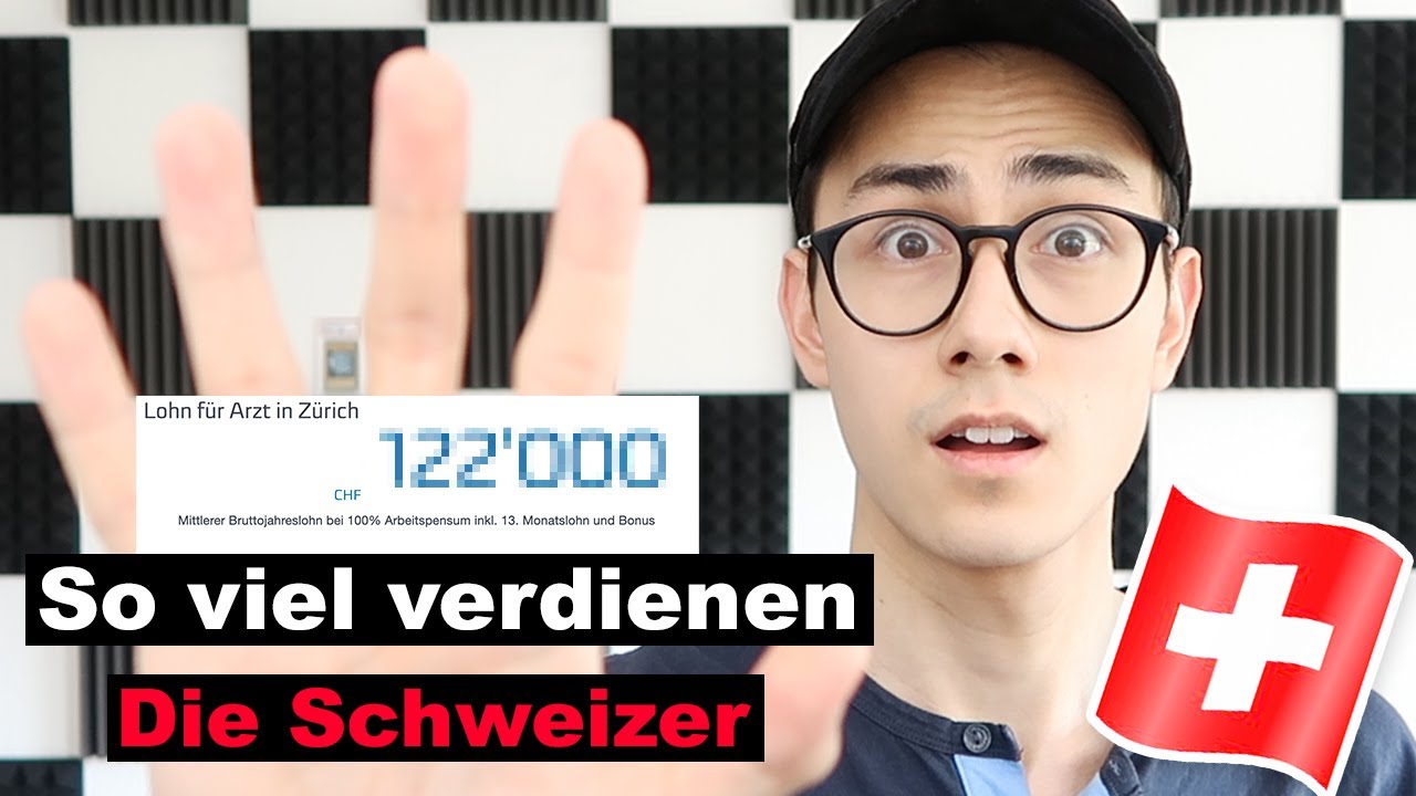 10 JOBS in der Schweiz Wie viel verdient man in der SCHWEIZ? 🇨🇭💸