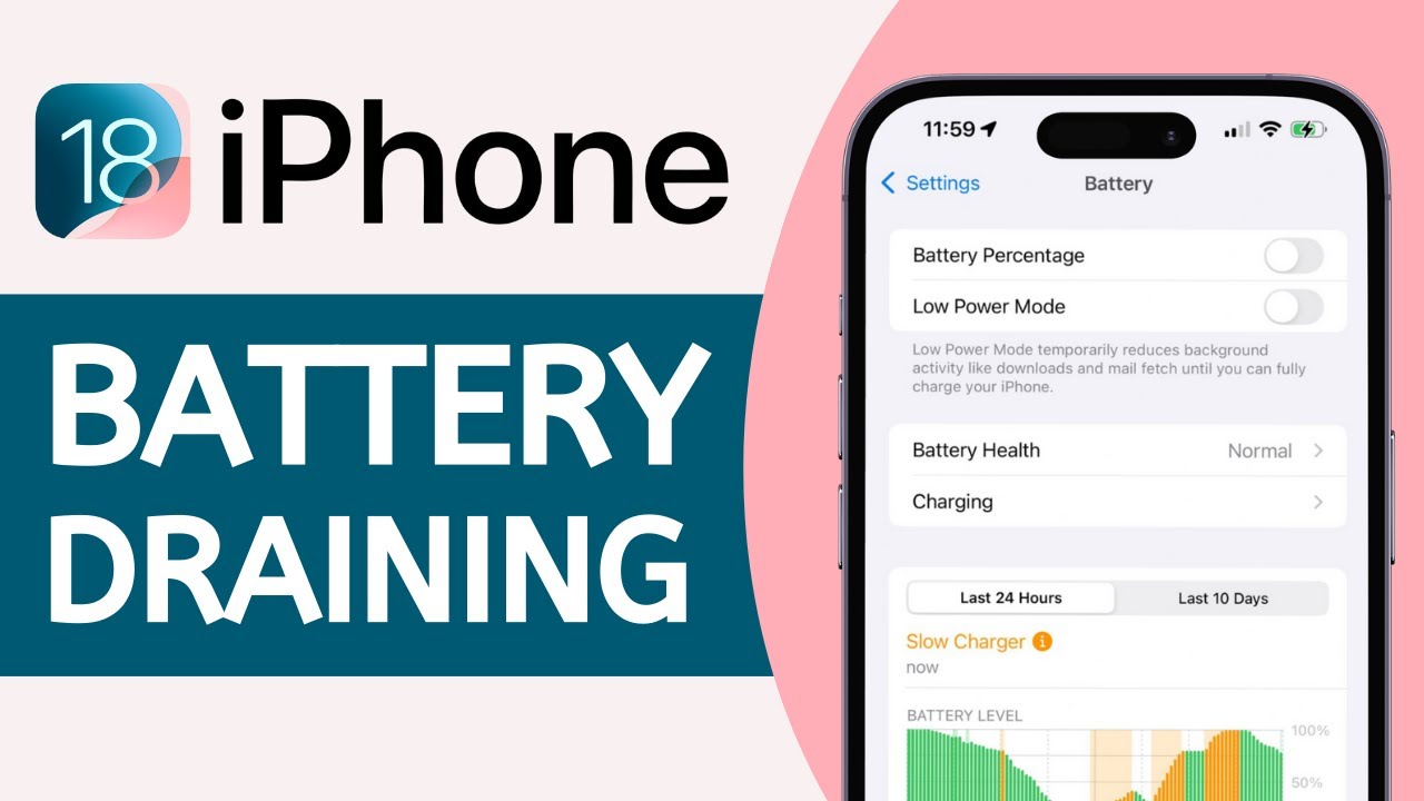 iOS 18 - How to Fix Battery Draining Fast on iPhone | Save iPhone ...
