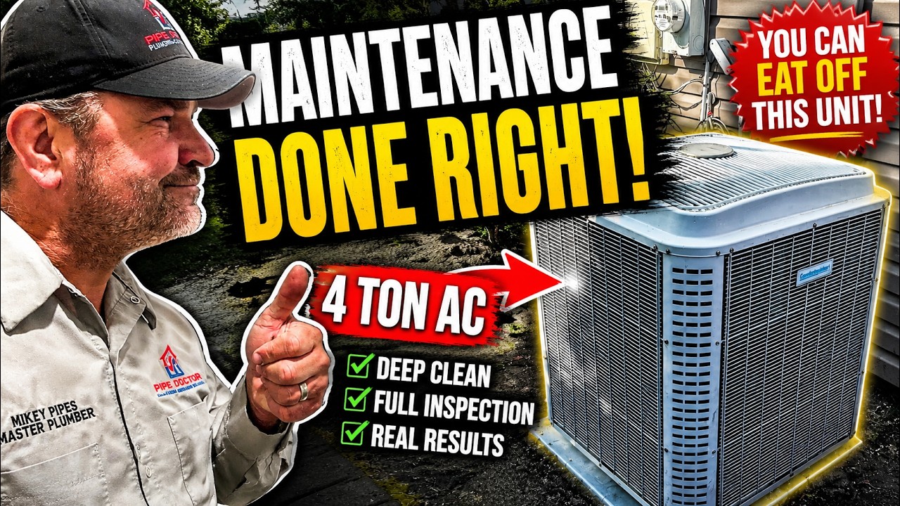 HVAC Maintenance DONE RIGHT! AC Service Call Every Tech Needs to Watch ...