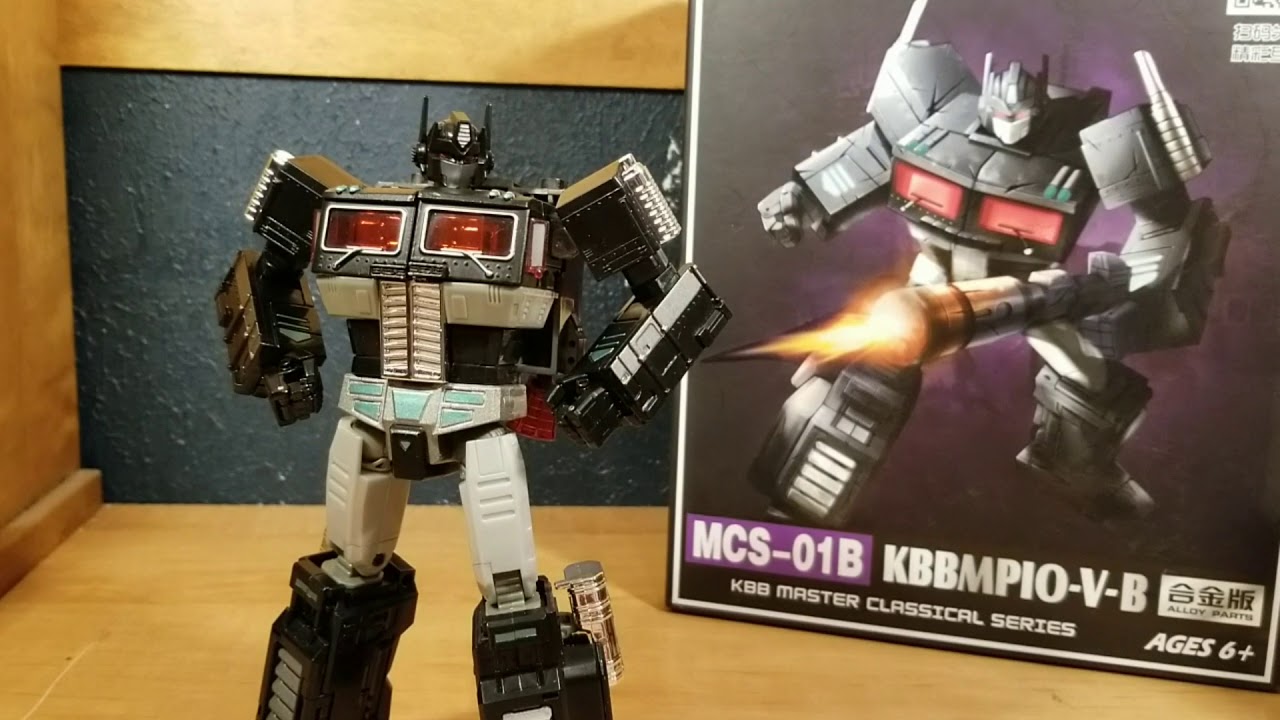 Transformers Masterpiece Voyager Class Nemesis Prime/Black Convoy Review.