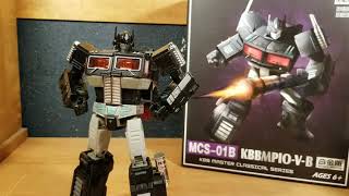 Transformers Masterpiece Voyager Class Nemesis Prime/Black Convoy Review.