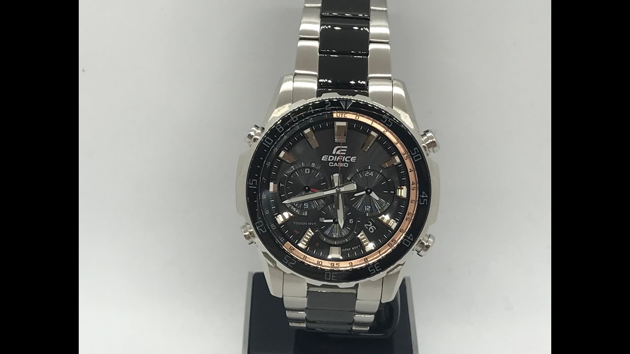 CASIO EDIFECE（カシオ エディフィス） EQW-T670SBK-1AJF - YouTube