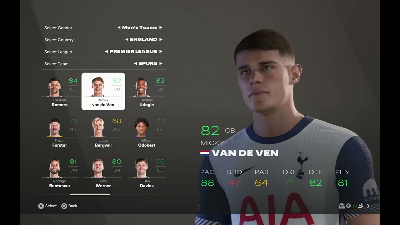 FC25 TOTTENHAM HOTSPURS All player faces \u0026 Ratings