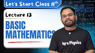 L13 - Basic Mathematics | Application of Integration | Quadratic Equation | NEET/JEE
