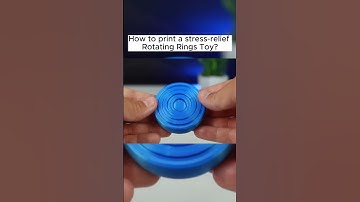 Sharing of my 3DP works: rotating rings toy, for stress relief