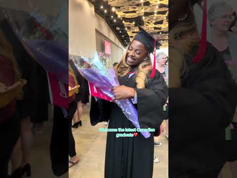 Congratulations to me🙌 I’m the latest graduate in Canada 🇨🇦 💃🏼💃🏼💃🏼💃🏼