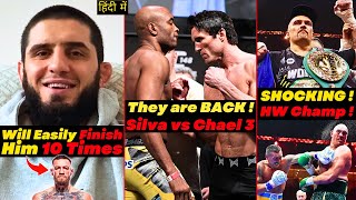 Islam Makhachev Wants Conor NEXT ! Oleksandr Usyk Beats Tyson Fury ! Silva vs Chael Trilogy Fight !