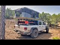 CAN I LIVE FULL TIME OUT OF A ROOFTOP TENT?! Jeep Gladiator Truck Camper SHAKE DOWN RUN!