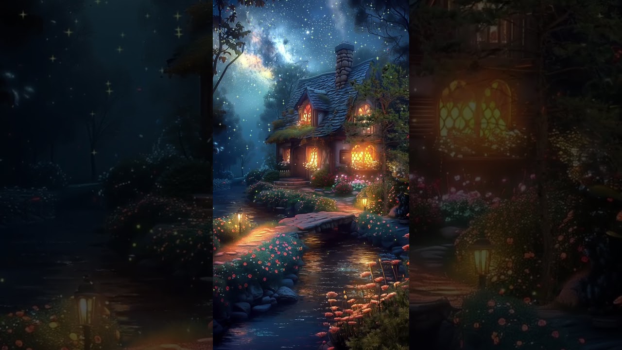 "Silent Stream" 🌌🌙 