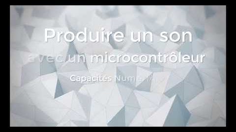 Arduino Produire un son