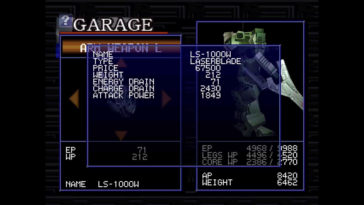 [初代AC]ルビコン出身の一般独立傭兵が地下世界に挑む・MoA編