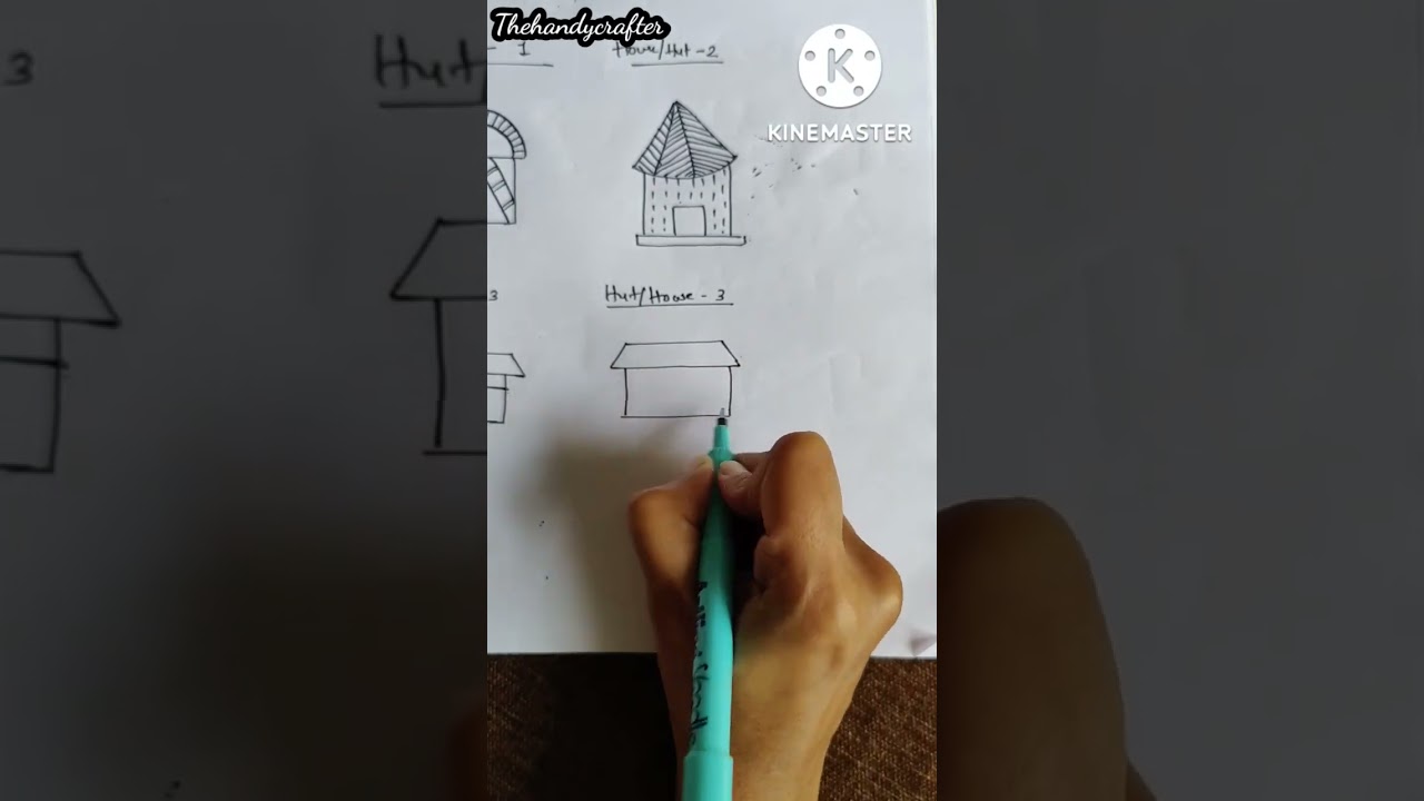 Warli art - Hut/houses tutorial for beginners 