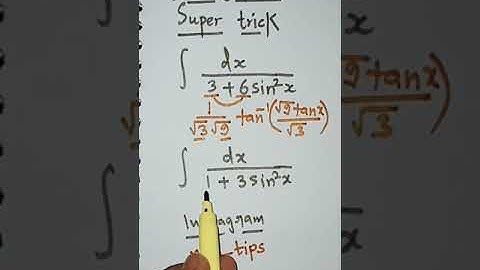 Integration shortcut trick ( ans within a Sec ) for jee/nda/Airforce/class12