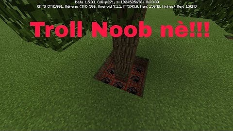 Minecraft Hướng Dẫn:Cách làm bẫy troll Noob!