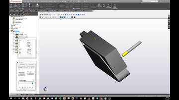 Solidcam CNC milling simulation