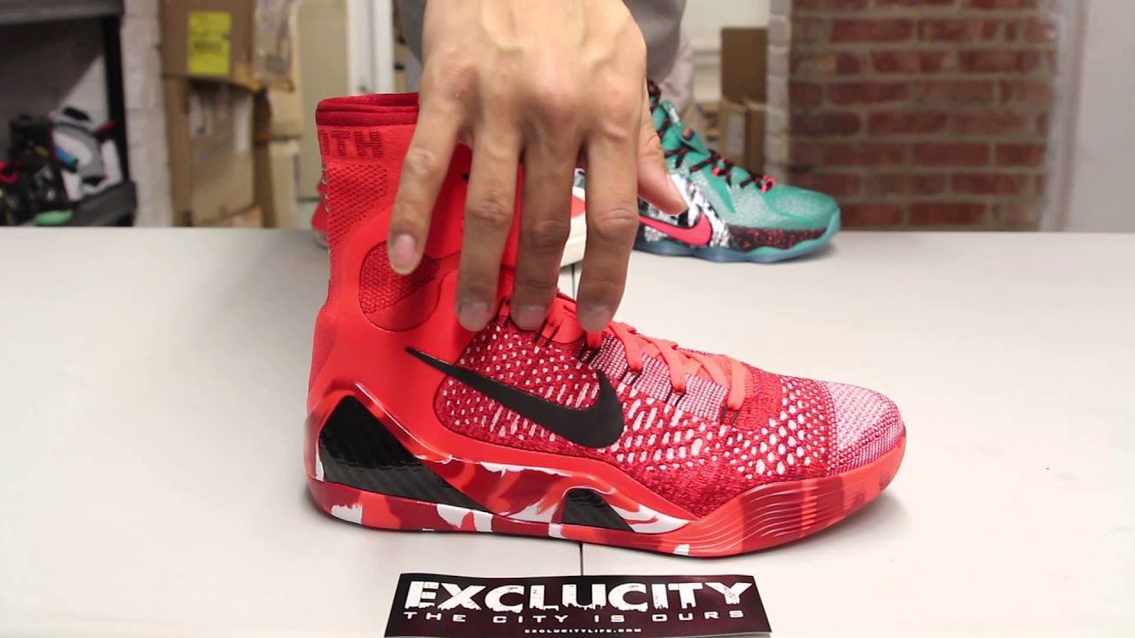 nike Kobe IX Elite "Christmas" Unboxing Video at Exclucity YouTube nike Kobe IX IX IX Elite