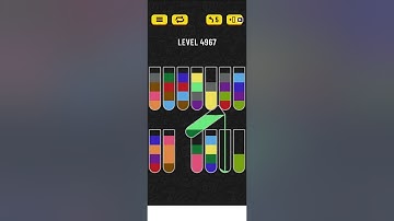 water sort puzzle level 4967