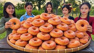 Amazing cooking soft and fluffy chocolate and coconut donuts recipe | Amazing video screenshot 4