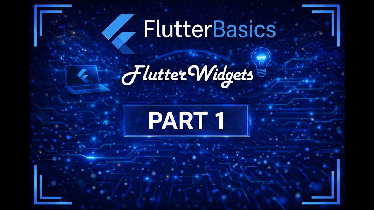 3.0 flutter widgets part 1 - YouTube