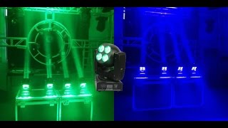 8X10W Rgbw Double Side Led Wash Moving Head Lighting Www.bluesealighting.com