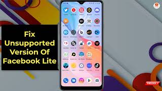 Facebook lite upgrade problem Solution || You're using unsupported version of Facebook lite | Update