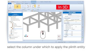EdiLus Tutorial - Inserting foundation plinths - ACCA software