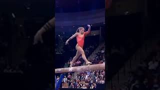 Shawn Johnson being the queen of the beam  #shorts #gymnastics #shawnjohnson