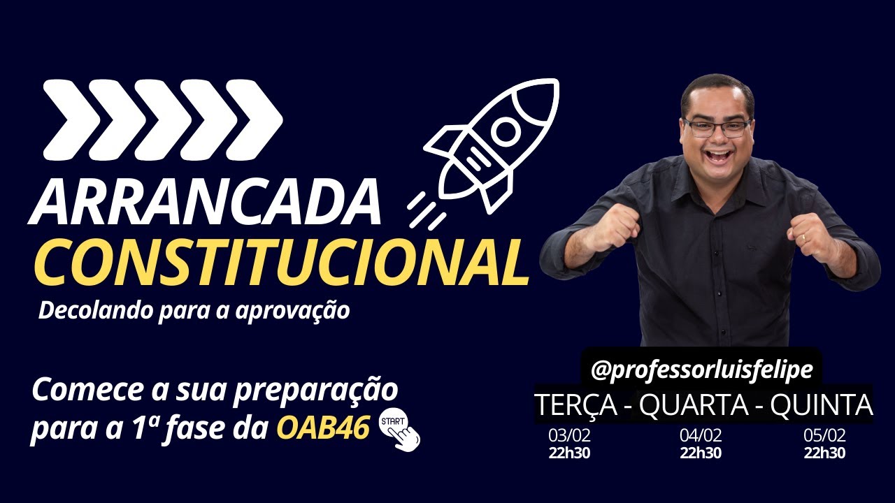 OAB 46 | A Arrancada para sua Aprovação | O que realmente cai em Direito Constitucional? (Aula 1)
