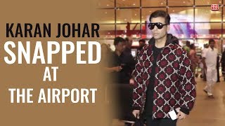 Karan Johar & Sudesh Berry with son Suraj Berry papped at the Airport