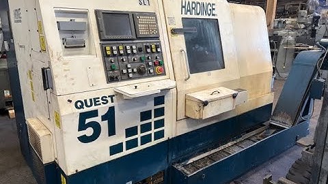 Hardinge Quest 8 51 CNC Turning Center w Live Tooling, New 2001