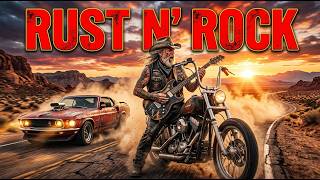 RUST N ROCK PLAYLIST – Sunset Rebel Drive | Cinematic Rock Escape.
