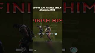 LIU KANG &amp; JAX destroyed KANO 🔥| MK Shaolin Monks