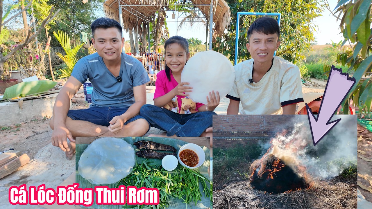 Lần Đầu Làm Món Cá Lóc Thui Rơm Cuốn Bánh Tráng Sẽ Ra Sao | Trần Thanh ...