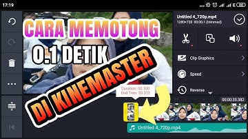 Cara Memotong Video 0,1 Detik di Kinemaster Menggunakan Fitur Fast Cutting KM Versi Terbaru