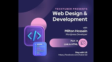 Web Design Bangla Tutorial Part-08 | Link in HTML