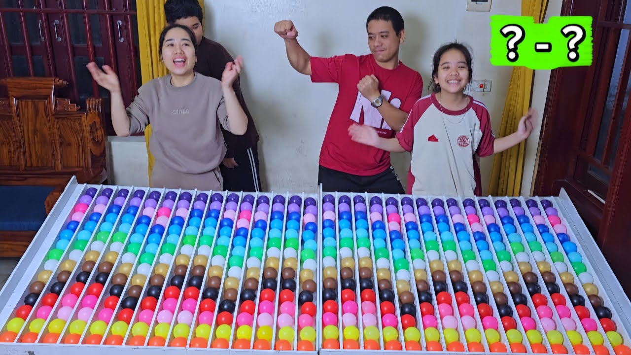 🌈⭐💥 Головоломка с сортировкой цветных шариков: развивающая ментальная игра для всей семьи ⭐ урове...