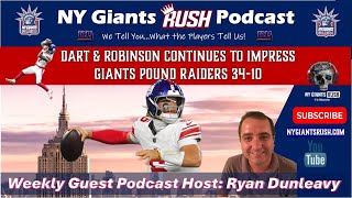 NY Giants Rush (Ep 270) Dart and Robinson Beat the Raiders