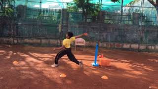 Prathamesh Wakase Medium Fast Bolling Practice At Hk Oassis Cricket Club.