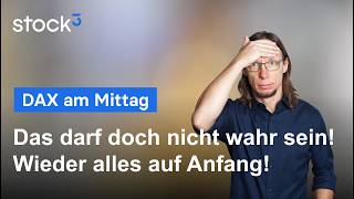 Dax Am Mittag - Erneut Ein Enttäuschender Trendversuch Im Dax