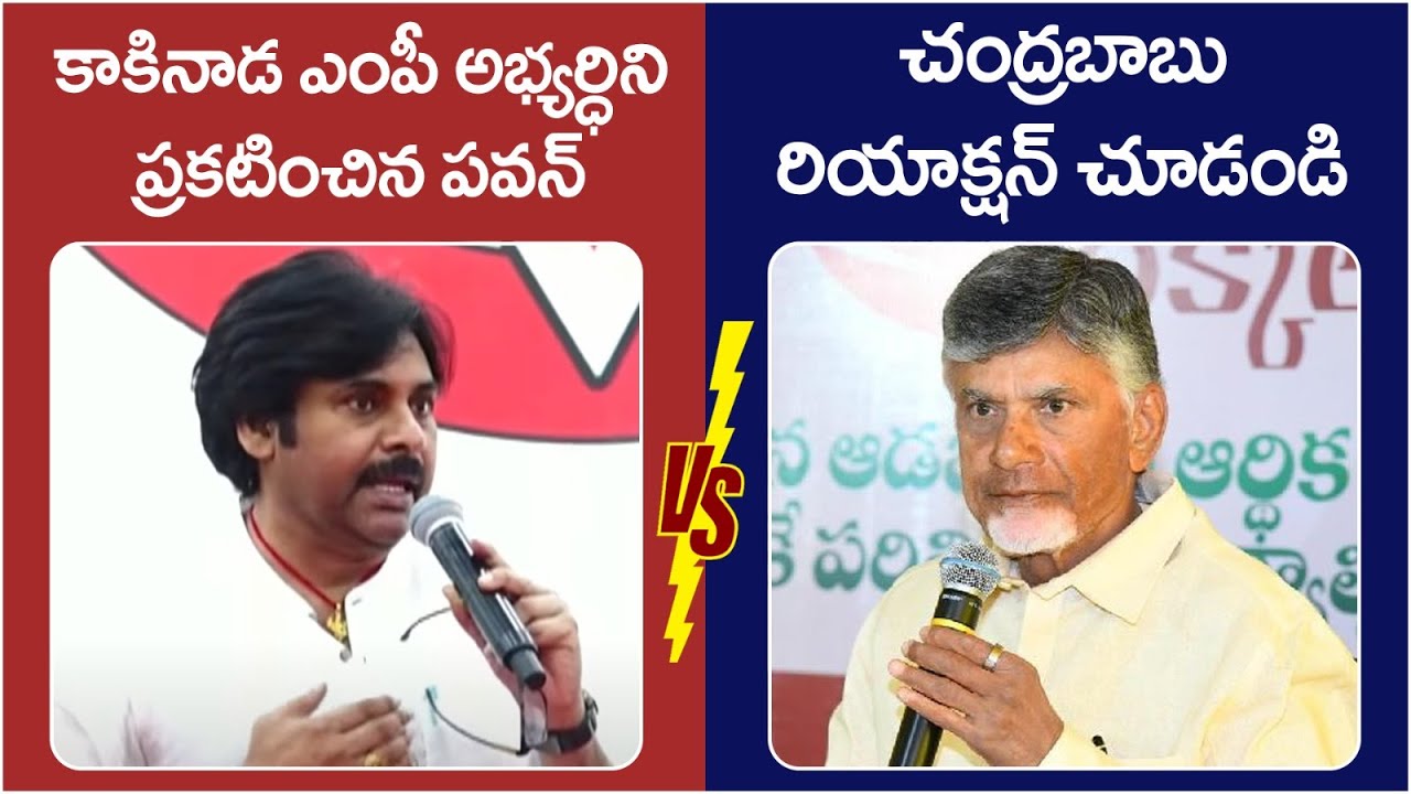 Chandrababu Reaction On Pawan Kalyan | Kakinada MP Seat | AP Election 2024 | AP Politics | Yuvagalam