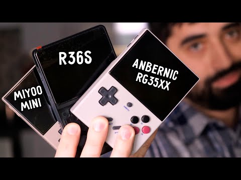 Видео: Нищие китайские портативки - Miyoo Mini Plus, R36S, Anbernic RG35XX Plus