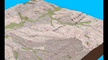Konza Prairie Biological Station created using ArcScene