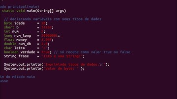 Curso de Java em Linux e Windows - [Aula 5] Tipos de Dados em Java