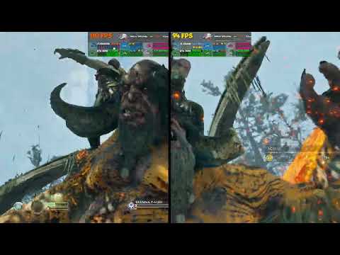 i5-13600K vs r7-5800x3D | God Of War | RTX 3090