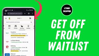 How to Get Off from Instacart Waitlist