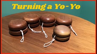 Turning a wood YoYo  Woodturning